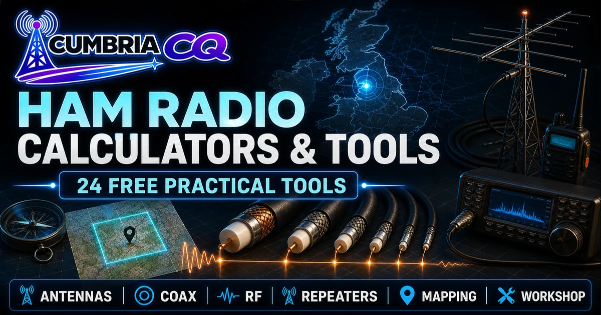 CumbriaCQ Ham Radio Calculators and Tools